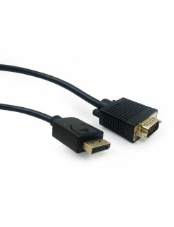 Adaptador DisplayPort para VGA GEMBIRD CCP-DPM-VGAM-6 Preto 24 bits 1,8 m