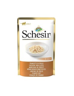 Aliments pour chat SCHESIR Poulet 85 g