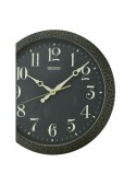 Relógio de Parede Seiko QXA815K Preto Plástico