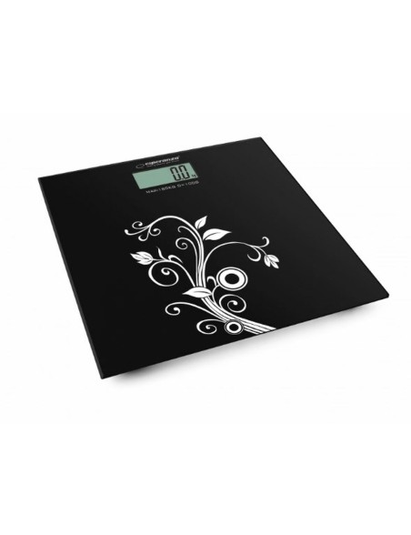 Digitale Personenwaage Esperanza EBS003 Schwarz Schwarz/Weiß Glas Verre trempé Gehärtetes Glas Batterien x 2 Digitale Personenwaage Esperanza EBS003 Schwarz Schwarz/Weiß Glas Verre trempé Gehärtetes Glas Batterien x 2