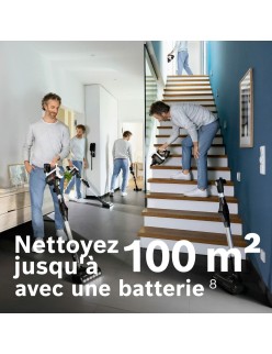 Aspirateur balai BOSCH BBS711W Blanc Noir