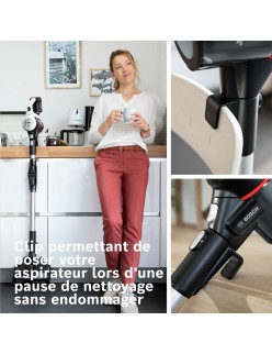 Stick Vacuum Cleaner BOSCH BBS711W White Black