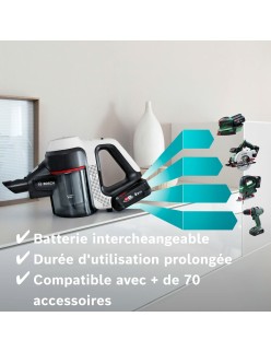 Stick Vacuum Cleaner BOSCH BBS711W White Black