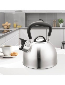 Teapot Feel Maestro MR-1336 Black Silver Stainless steel 1,8 L
