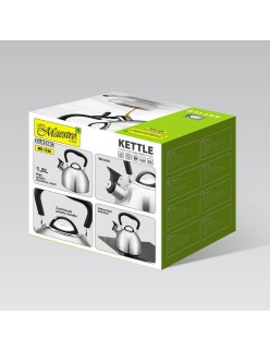 Teapot Feel Maestro MR-1336 Black Silver Stainless steel 1,8 L