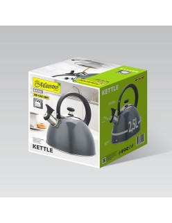 Théière Feel Maestro MR-1302-GREY Noir Gris Acier inoxydable 2,5 L