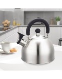 Teapot Feel Maestro MR-1300 Black Silver Stainless steel 2 L