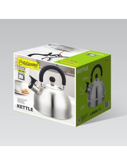 Teapot Feel Maestro MR-1300 Black Silver Stainless steel 2 L