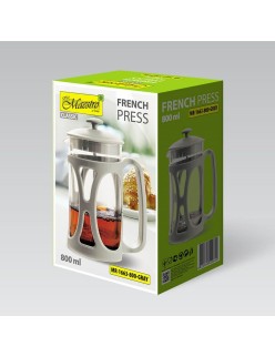 Teapot Feel Maestro MR-1663-800 Grey Glass 800 ml
