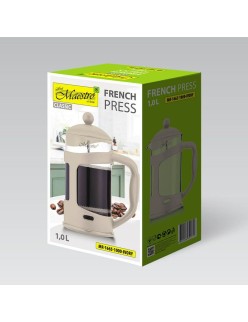 Teapot Feel Maestro MR-1665-1000 Ivory Stainless steel Borosilicate Glass 1 L