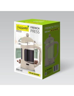 Teiera Feel Maestro MR-1665-800 Avorio Acciaio inossidabile Vetro Borosilicato 800 ml