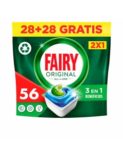 Pastillas para Lavavajillas Fairy TODO EN 1 LIMON 56 Unidades