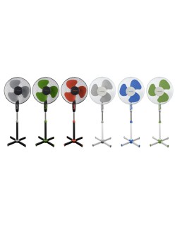 Ventilateur sur Pied Esperanza EHF001WB Bleu Blanc 50 W