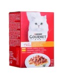 Comida para gato Purina Gourmet Pollo Pavo Pato 6 x 50 g