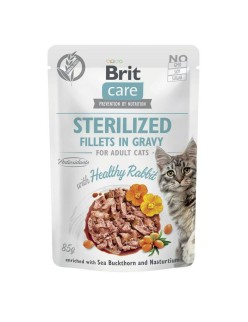 Comida para gato Brit Sterilized Coelho 85 g
