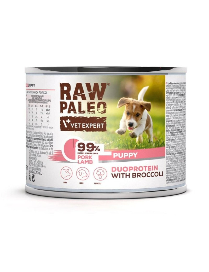 Comida húmeda VETEXPERT RAW PALEO Cerdo 200 g