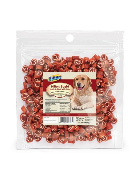 Dog Snack Hilton Sushi Rolls Cod Rabbit 500 g