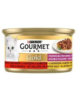 Comida para gato Purina Gourmet Gold Pollo Ternera 85 g