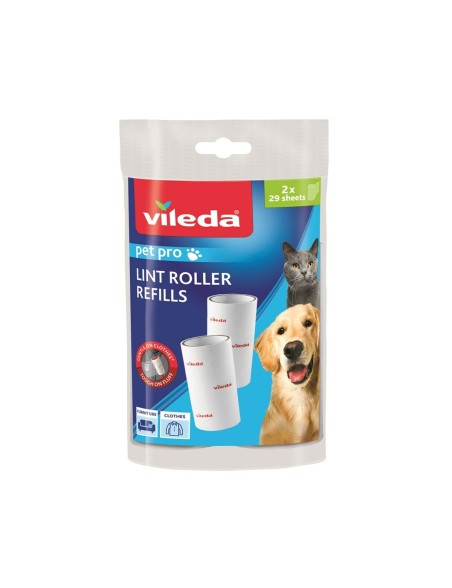 Cartuchos sobresselentes Vileda 173392 Escova para eliminar pelos 2 Unidades