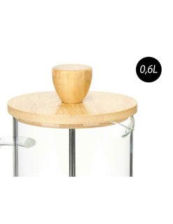 Teiera Vivalto SW8132 600ML Naturale Bambù Vetro Borosilicato 600 ml