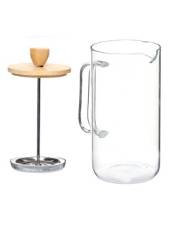Teiera Vivalto SW8132 600ML Naturale Bambù Vetro Borosilicato 600 ml