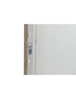Cuadro Home ESPRIT Blanco Crema Mediterráneo 40 x 3 x 40 cm (4 Unidades)