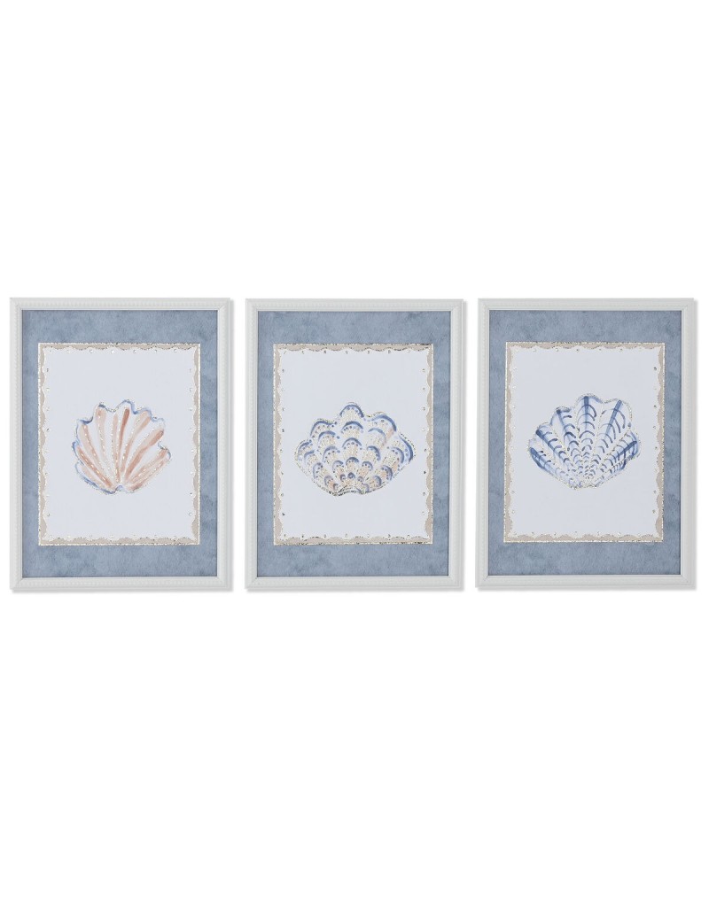 Bild Home ESPRIT Blau Creme 30 x 3 x 40 cm (3 Stück)