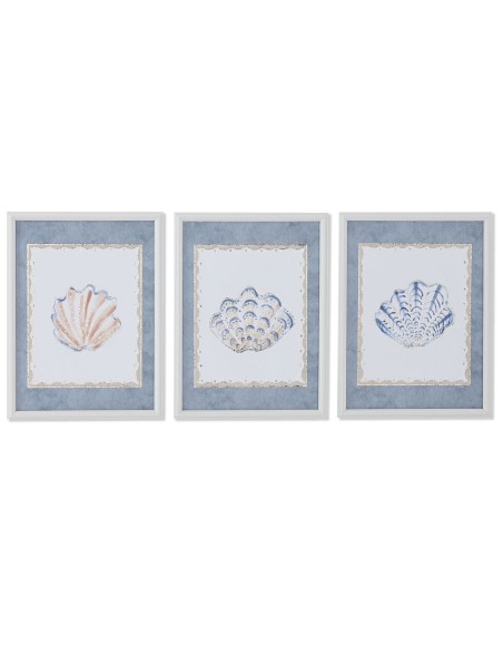 Bild Home ESPRIT Blau Creme 30 x 3 x 40 cm (3 Stück)