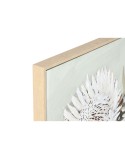 Cuadro Home ESPRIT Amarillo Blanco Rojo Verde Cottage 83 x 4,5 x 83 cm (2 Unidades)