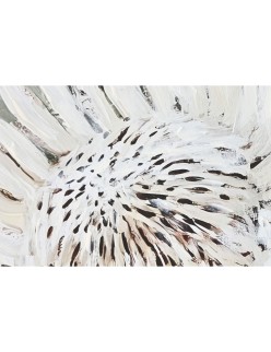 Quadro Home ESPRIT Giallo Bianco Rosso Verde Cottage 83 x 4,5 x 83 cm (2 Unità)