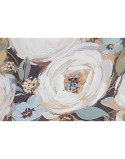 Cuadro Home ESPRIT Azul Blanco Beige Romántico Florero 60 x 3,5 x 60 cm (2 Unidades)