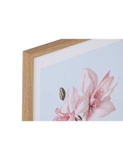 Cuadro Home ESPRIT Flores Shabby Chic 30 x 1,8 x 40 cm (4 Unidades)