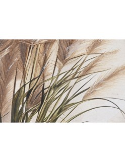 Cuadro Home ESPRIT Verde Beige Maceta Cottage 123 x 4,5 x 83 cm (2 Unidades)