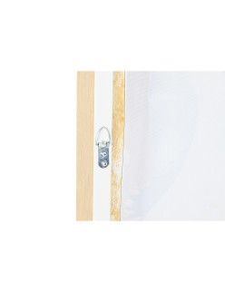 Cadre Home ESPRIT Blanc Noir Gris Doré Femme (2 Unités)
