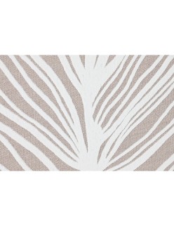 Cuadro Home ESPRIT Blanco Natural Hoja de planta Escandinavo 83 x 4,5 x 83 cm (2 Unidades)