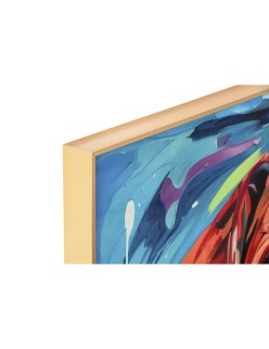Cuadro Home ESPRIT Moderno Perro 80 x 3,5 x 80 cm (2 Unidades)