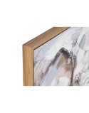 Cuadro Home ESPRIT Blanco Marrón Gris Elefante Colonial 80 x 3,5 x 80 cm (2 Unidades)