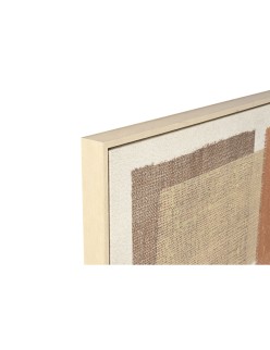 Cuadro Home ESPRIT Marrón Beige Naranja Natural Abstracto Urbano (2 Unidades)