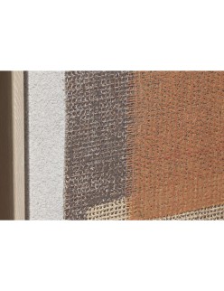 Cuadro Home ESPRIT Marrón Beige Naranja Natural Abstracto Urbano (2 Unidades)