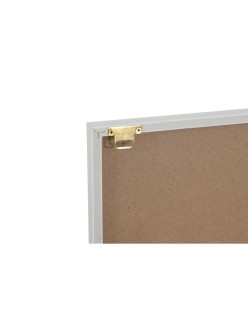 Cuadro Home ESPRIT Blanco Gris Infantil Animales 40 x 1,8 x 50 cm (4 Unidades)