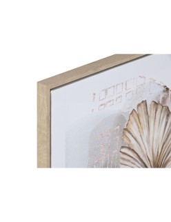 Quadro Home ESPRIT Bianco Grigio Vaso Scandinavo 45 x 2,5 x 60 cm (2 Unità)