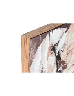 Cuadro Home ESPRIT Marrón Gris Elefante Colonial 60 x 3,5 x 90 cm (2 Unidades)