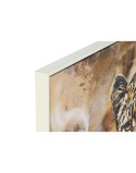 Quadro Home ESPRIT Marrone Nero Dorato 103,5 x 3,5 x 103,5 cm (2 Unità)