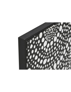 Cuadro Home ESPRIT Blanco Negro Abstracto Moderno Lacado 60 x 3,5 x 80 cm (2 Unidades)