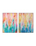 Cuadro Home ESPRIT Abstracto Moderno 90 x 3,5 x 120 cm (2 Unidades)