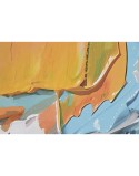Cuadro Home ESPRIT Abstracto Urbano 122,5 x 3,5 x 82,5 cm (2 Unidades)