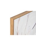 Cadre Home ESPRIT Blanc Beige Gris Oiseau Oriental 80 x 3,5 x 80 cm (2 Unités)