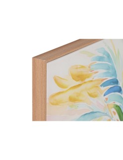 Cuadro Home ESPRIT Palmeras Tropical 80 x 3,5 x 80 cm (2 Unidades)