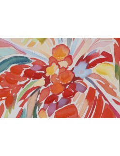 Cuadro Home ESPRIT Palmeras Tropical 80 x 3,5 x 80 cm (2 Unidades)