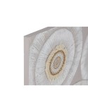 Cuadro Home ESPRIT Blanco Beige Círculos Escandinavo 80 x 3 x 80 cm (2 Unidades)